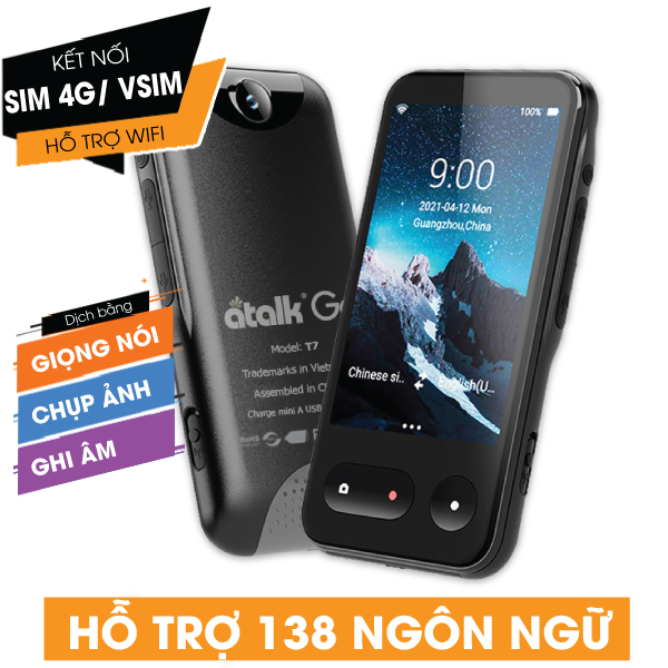 Máy dịch ngôn ngữ cầm tay Atalk Go