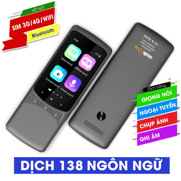 Máy chuyển đổi ngôn ngữ dịch offline tiếng Việt Atalk One giá rẻ