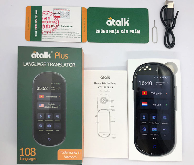 Chứng nhận sản phẩm Atalk Plus