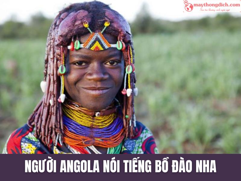 Người Angola nói tiếng Bồ Đào Nha