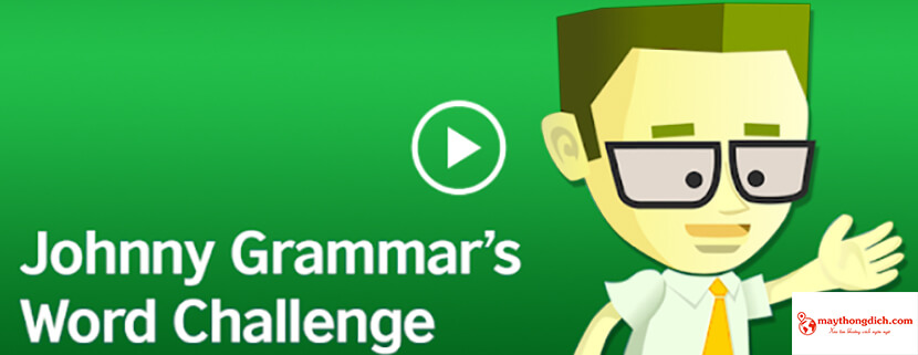 phần mềm johnny grammars word challenge