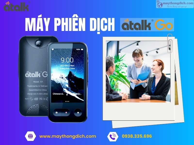 Máy phiên dịch ATalk Go có giá tốt đơn giản dễ sử dụng Máy phiên dịch ATalk Go có giá tốt đơn giản dễ sử dụng