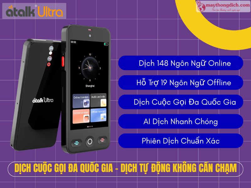 Máy Phiên Dịch Cầm Tay ATalk Ultra