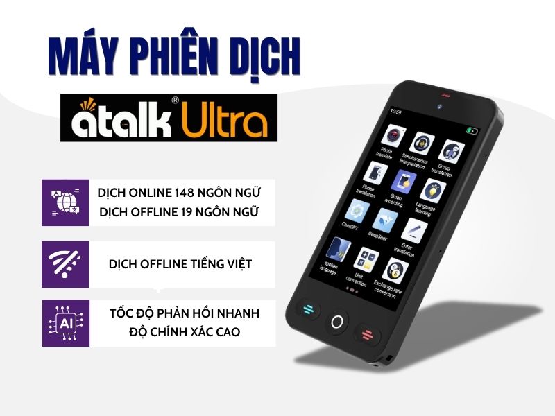 Máy Phiên Dịch Cuộc Gọi ATalk Ultra