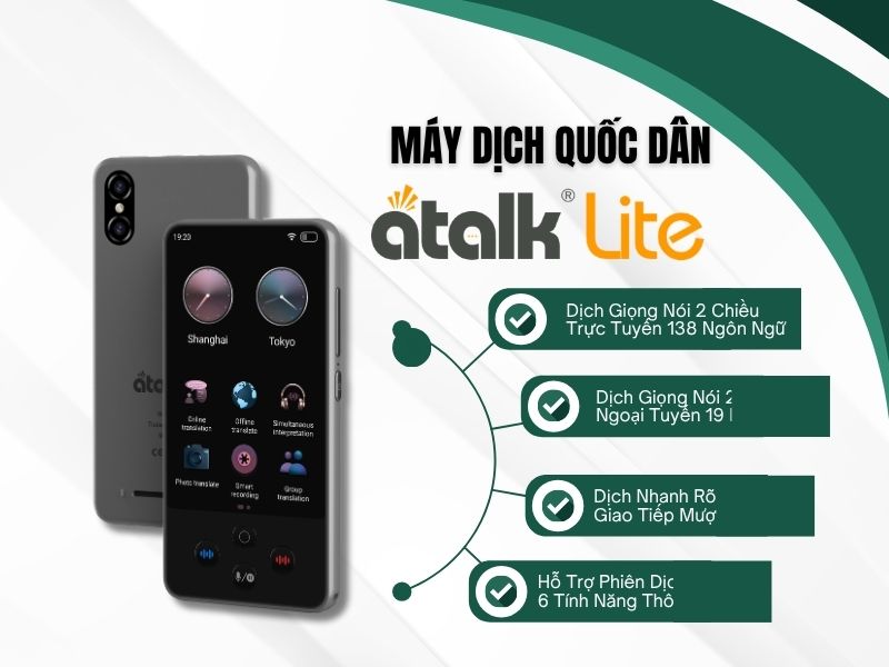 Máy Thông Dịch Quốc Dân ATalk Lite