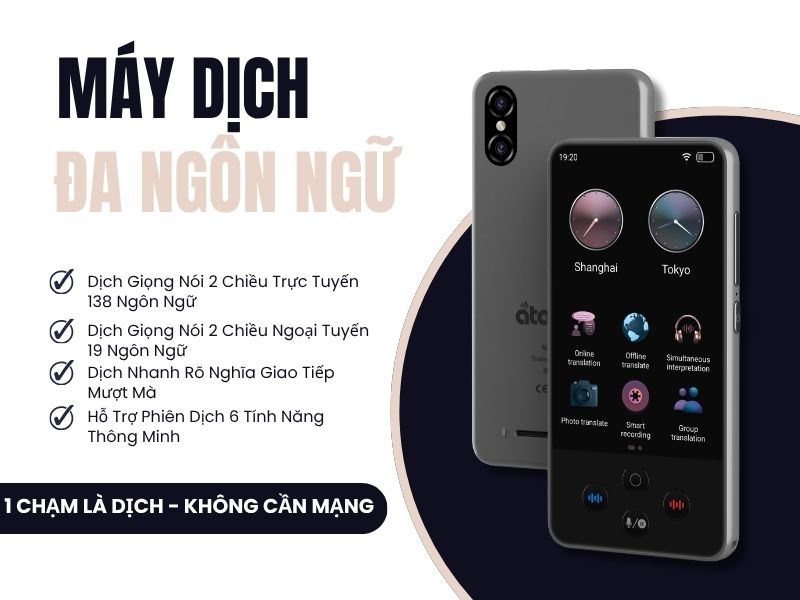 Máy Phiên Dịch Trực Tiếp ATalk Lite