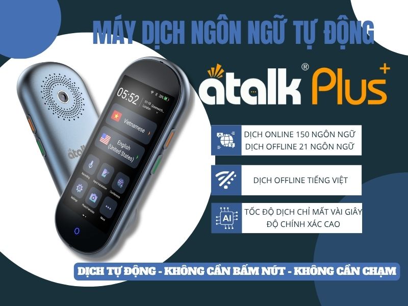 Máy Thông Dịch Ở Lâm Đồng ATalk Plus+