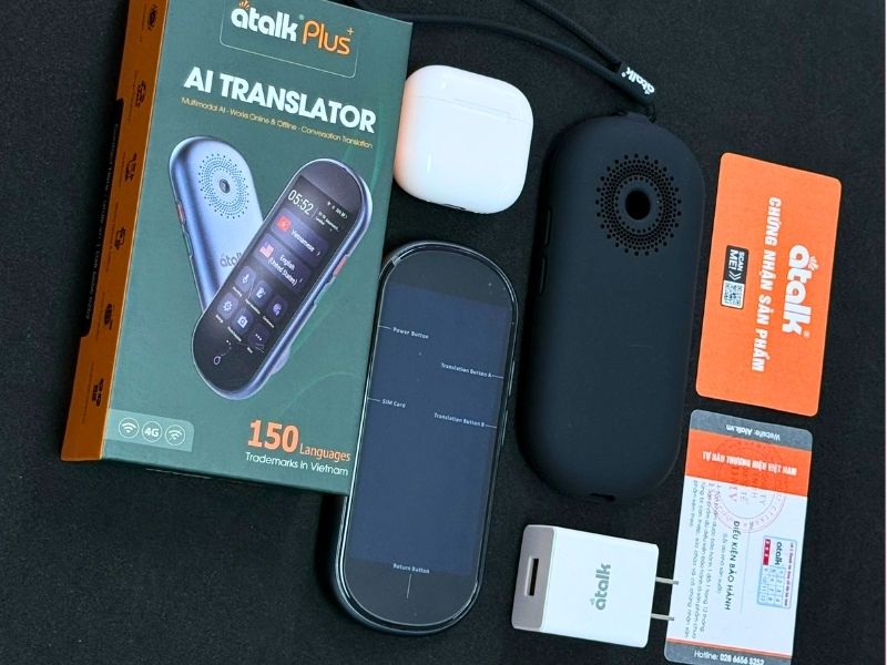 Máy Dịch ATalk Plus+ – Máy Phiên Dịch Tự Động Cao Cấp