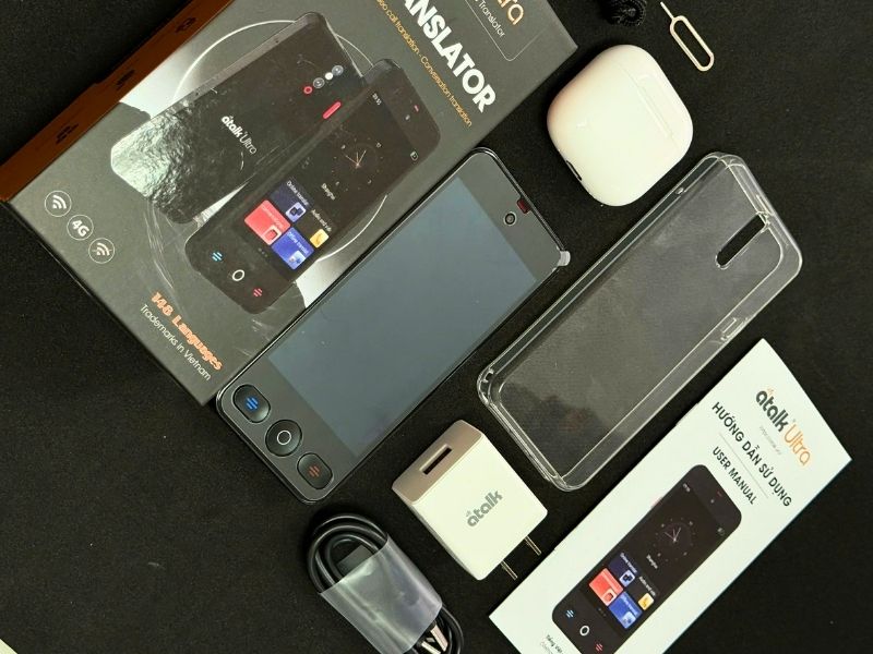 ATalk Ultra – Máy Phiên Dịch Cuộc Gọi Và Video