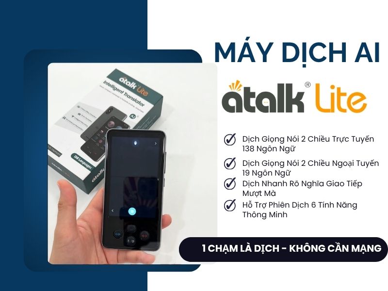 Máy Dịch Ngôn Ngữ Quốc Dân ATalk Lite