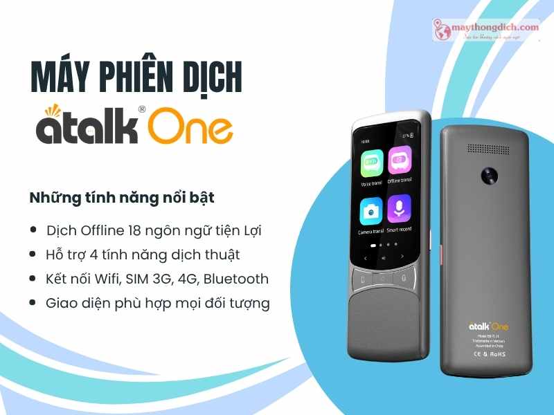 Máy Phiên Dịch Atalk One phù hợp với mọi đối tượng sử dụng