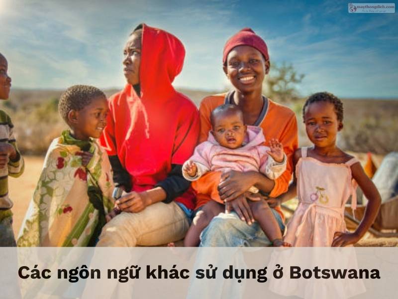 Các ngôn ngữ khác sử dụng ở Botswana