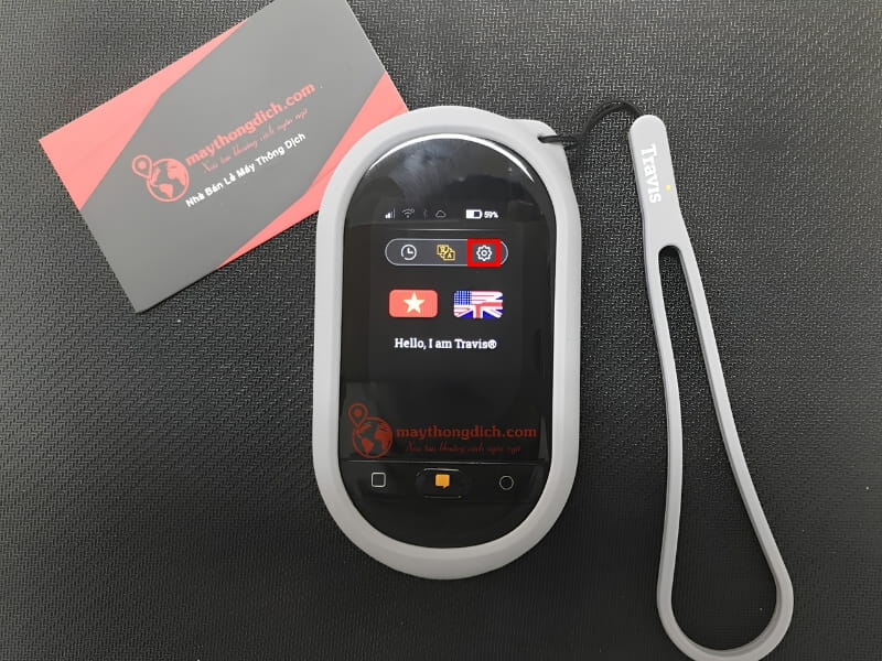 Quay lại mục cài đặt thiết bị
