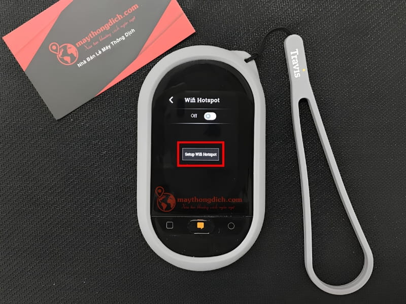 Chọn setup Wifi Hotspot 