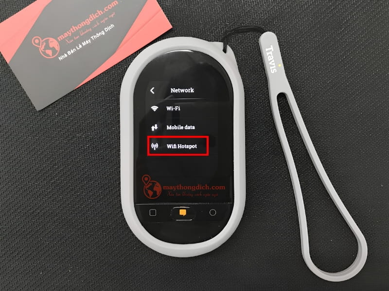 Truy cập mục Wifi Hotspot 