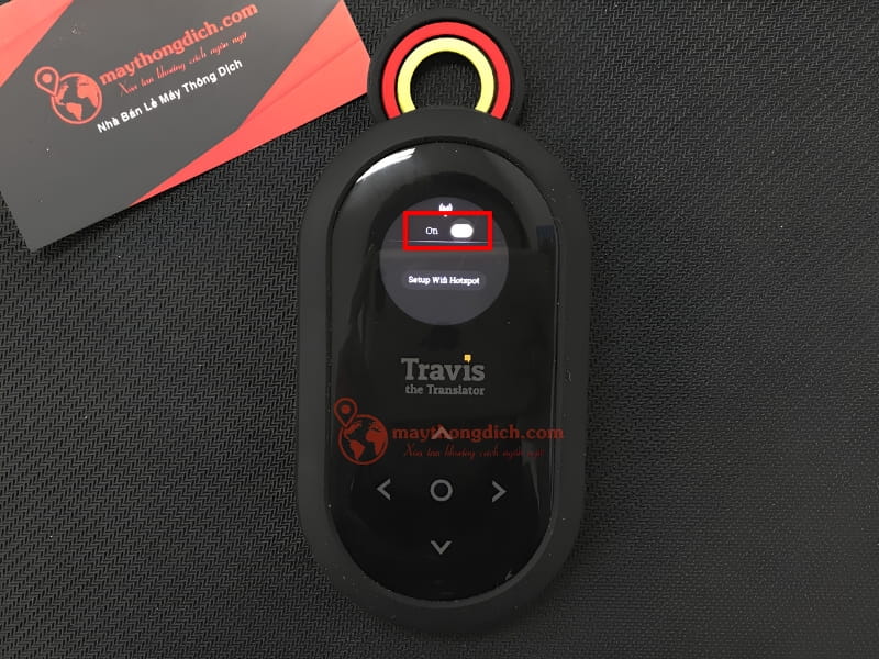 Bật On để kích hoạt wifi hotspot