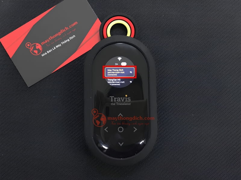 Kết nối Wifi thành công có thể bắt đầu sử dụng travis one