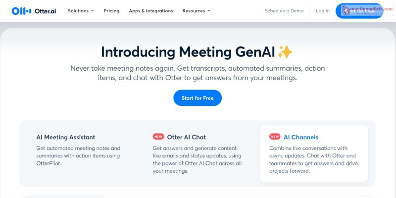 Otter là phần mềm chuyển giọng nói thành văn bản trên máy tính miễn phí