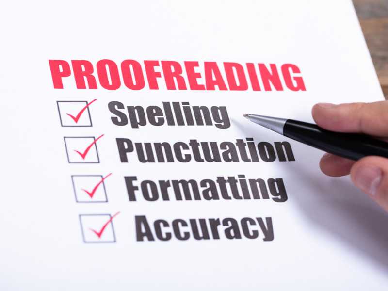 proofreading - hiệu đính là gì