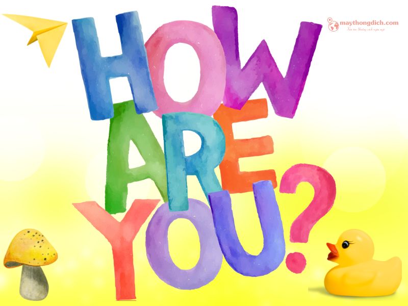 How are you là gì? Cách trả lời How are you trong thực tế