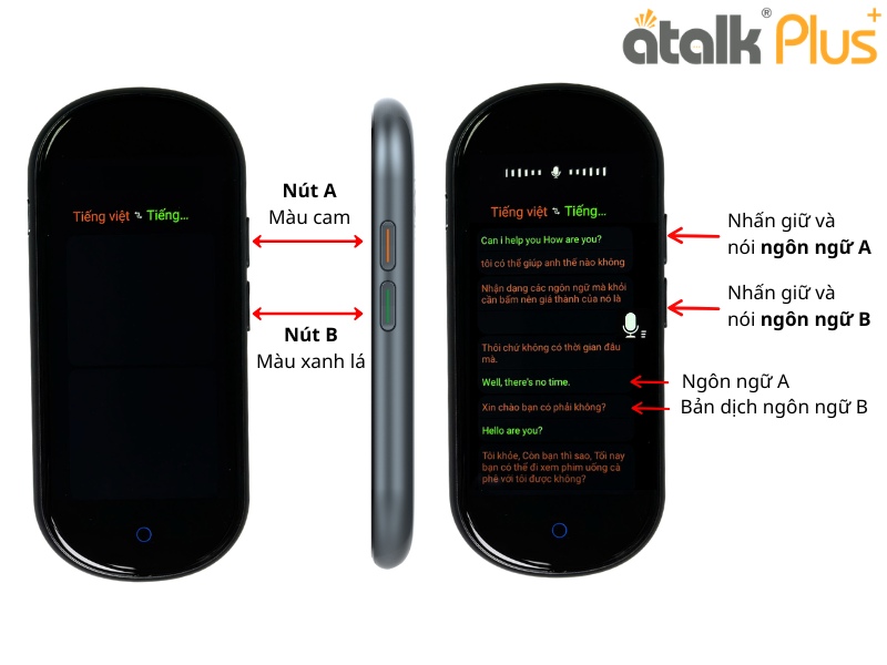 Cách Dịch Ngoại Tuyến Trên Máy Phiên Dịch ATalk Plus+