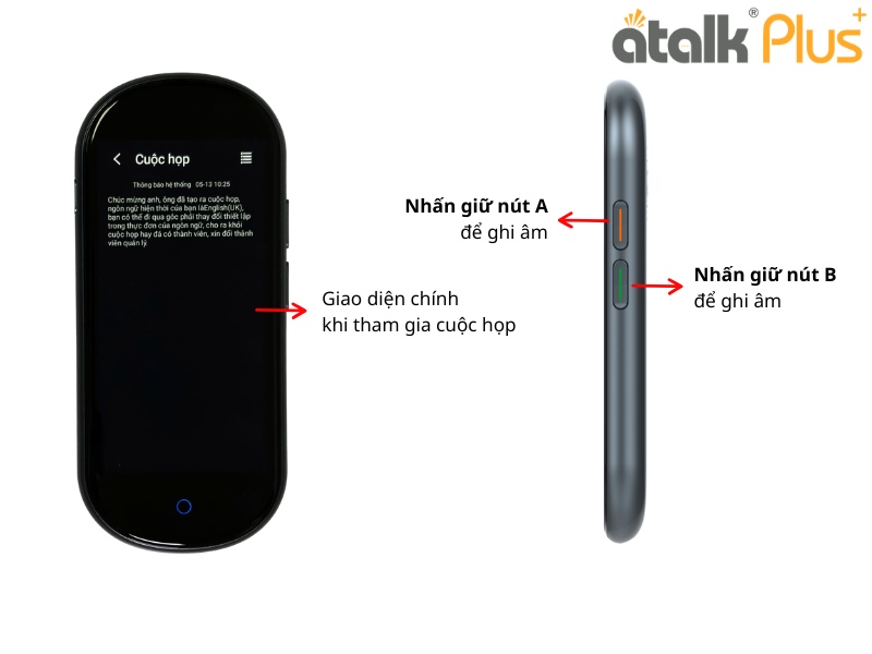 Cách Tạo Phòng Dịch Hội Nhóm Trên Máy Phiên Dịch Cầm Tay ATalk Plus+