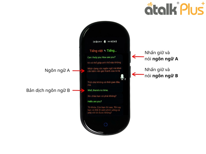 Hướng Dẫn Các Bước Sử Dụng Tính Năng Dịch Trực Tuyến Trên ATalk Plus+