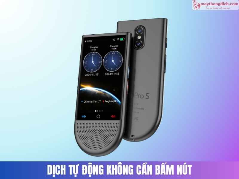 Máy phiên dịch ATalk Pro S dịch tự động không cần bấm nút