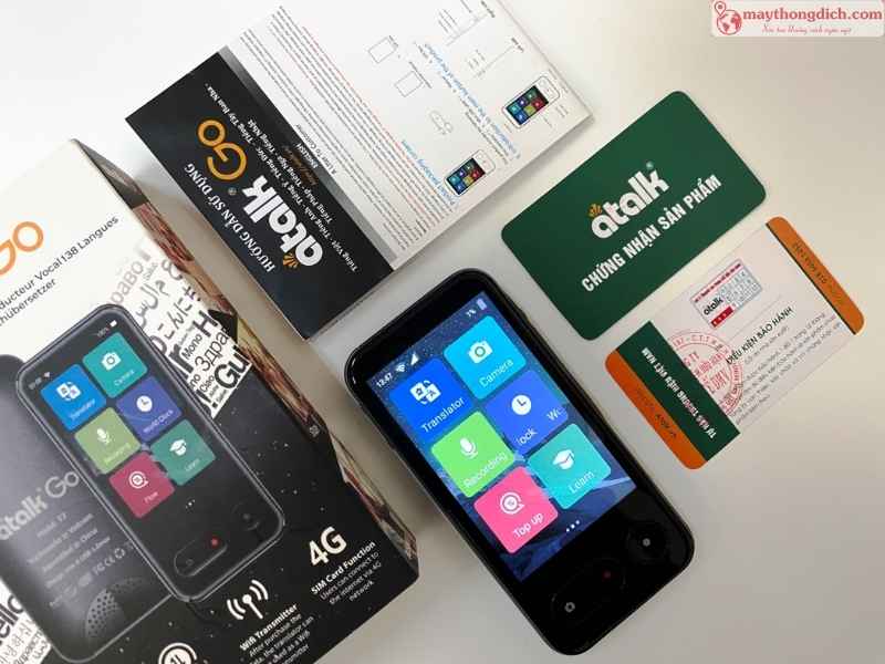Máy phiên dịch ngôn ngữ 2 chiều ATalk Go
