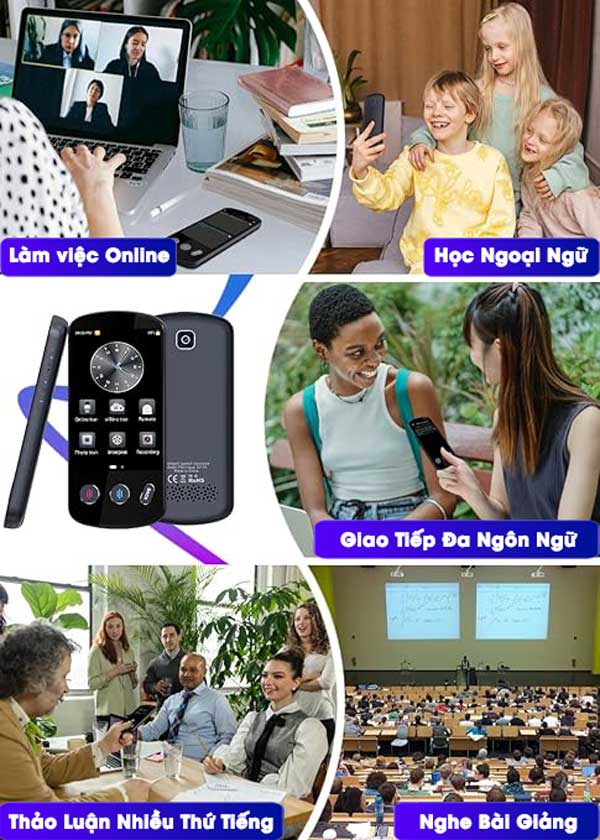 Sử dụng máy thông dịch A-Tech Go P60 trong mọi ngữ cảnh giao tiếp