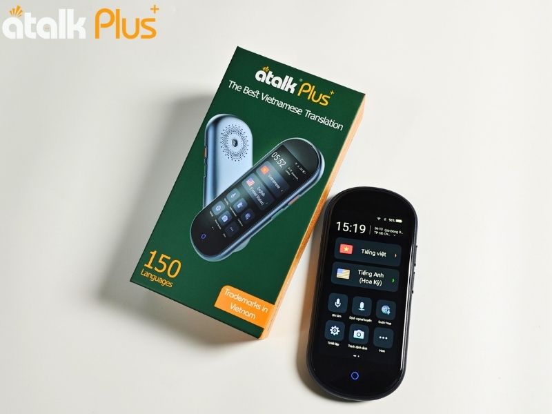 Máy Phiên Dịch ATalk Plus+ Dịch 150 Ngôn Ngữ Mượt Mà