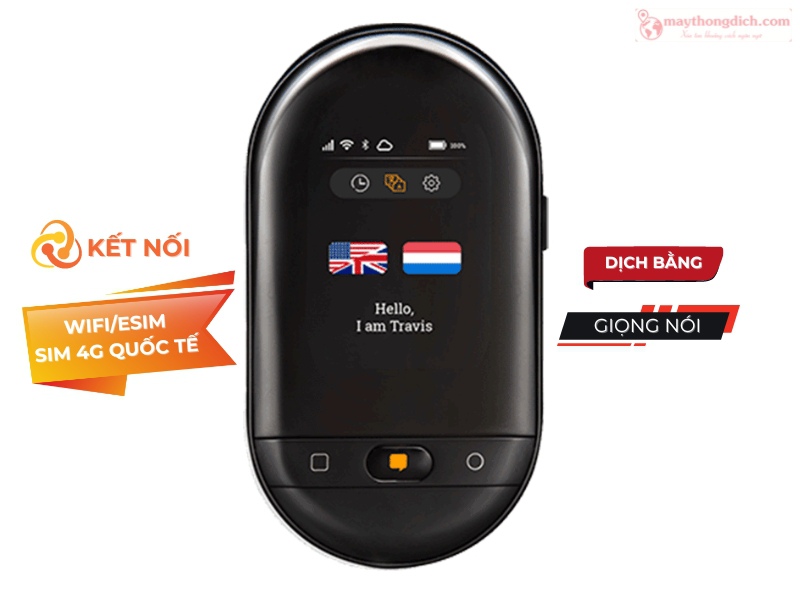 Máy dịch thuật tiếng Anh Travis Touch Go Hà Lan Máy dịch thuật tiếng Anh Travis Touch Go Hà Lan