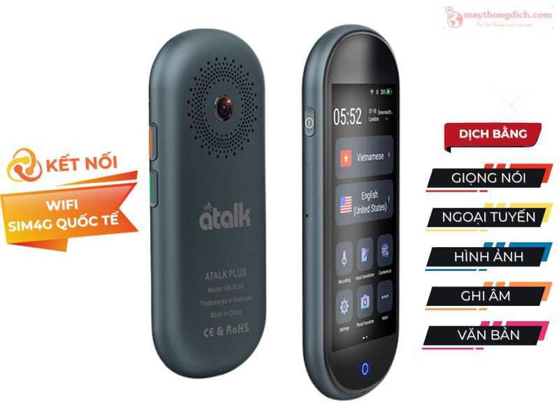 Máy phiên dịch trực tiếp Atalk Plus Máy phiên dịch trực tiếp Atalk Plus