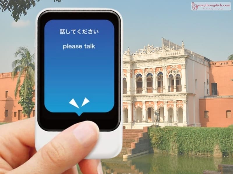 máy dịch 2 chiều Pocketalk Plus