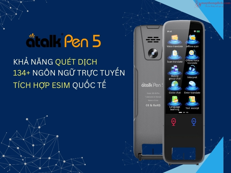 Bút Phiên dịch tiếng Catalan sang tiếng Việt Atalk Pen 5