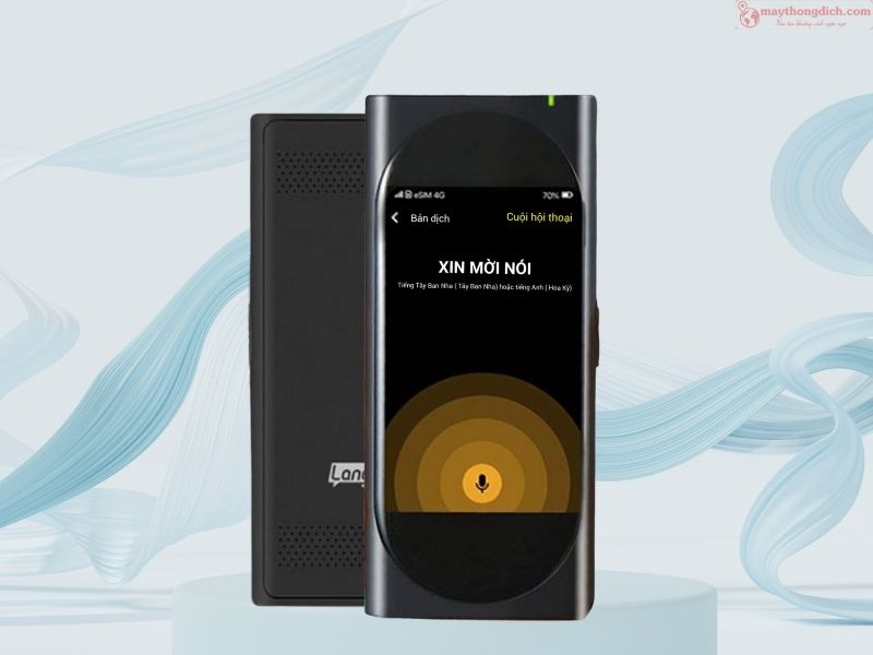 Máy Thông dịch tiếng Croatia Langogo Genesis Máy Thông dịch tiếng Croatia Langogo Genesis