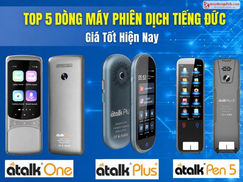 Các dòng máy phiên dịch tiếng Đức hot