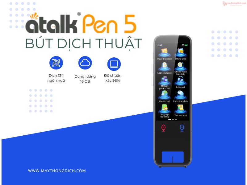 Bút dịch thuật tiếng Dzongkha Atalk Pen 5 Bút dịch thuật tiếng Dzongkha Atalk Pen 5
