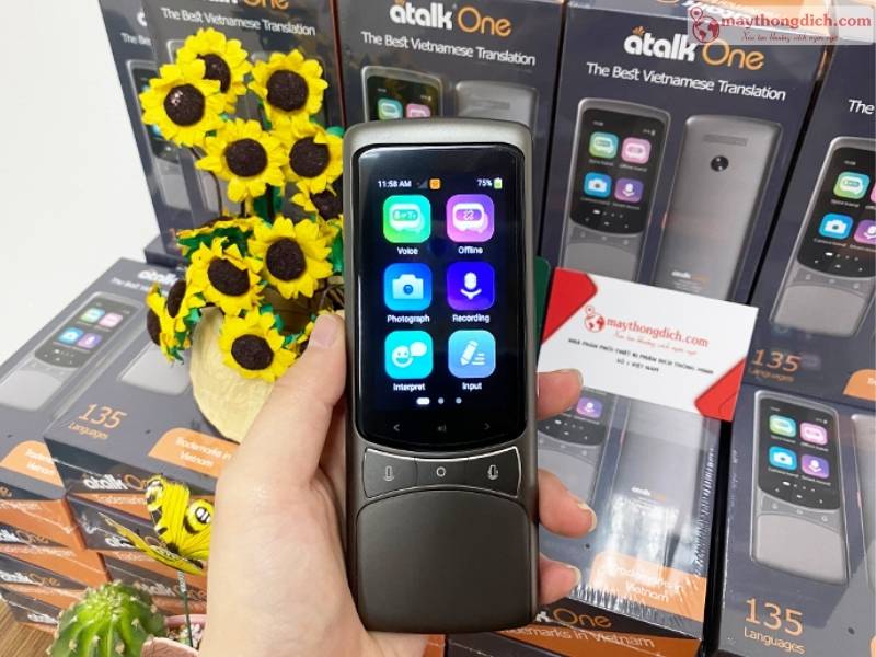 Máy phiên dịch tiếng Hàn tiếng Việt Atalk One Máy phiên dịch tiếng Hàn tiếng Việt Atalk One