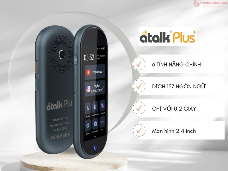 Máy Phiên Dịch Tiếng Hebrew ATalk Plus+