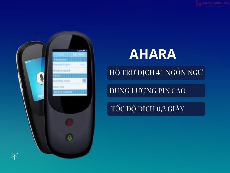 Máy Dịch Ngôn Ngữ Ahara