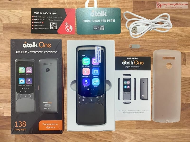 Máy thông dịch 135+ ngôn ngữ Atalk One Máy thông dịch 135+ ngôn ngữ Atalk One