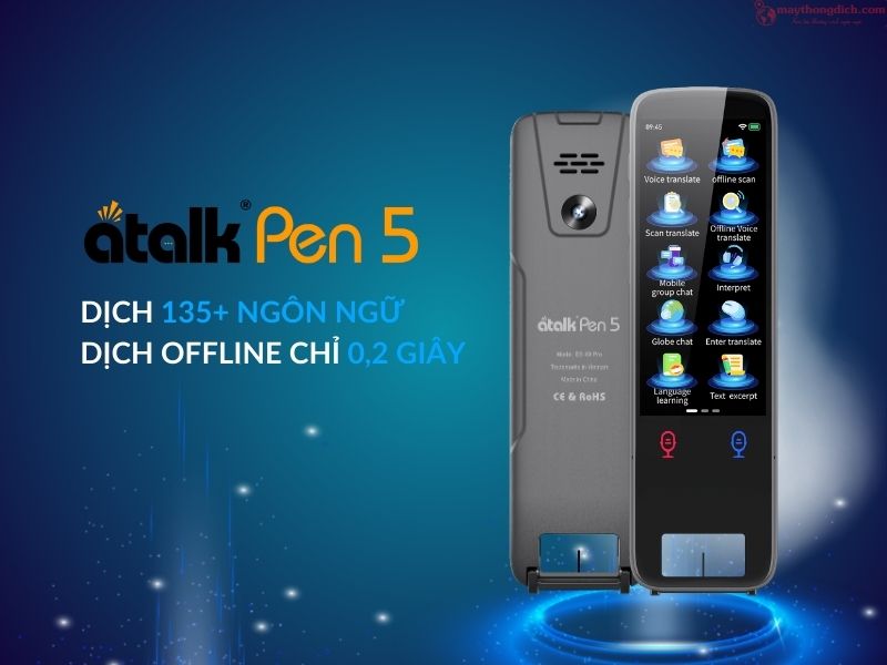 Bút quét dịch tiếng Igbo sang tiếng Việt Atalk Pen 5 Bút quét dịch tiếng Igbo sang tiếng Việt Atalk Pen 5