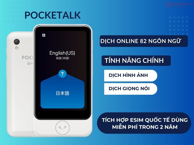 Máy Thông Dịch Tiếng Ireland Pocketalk