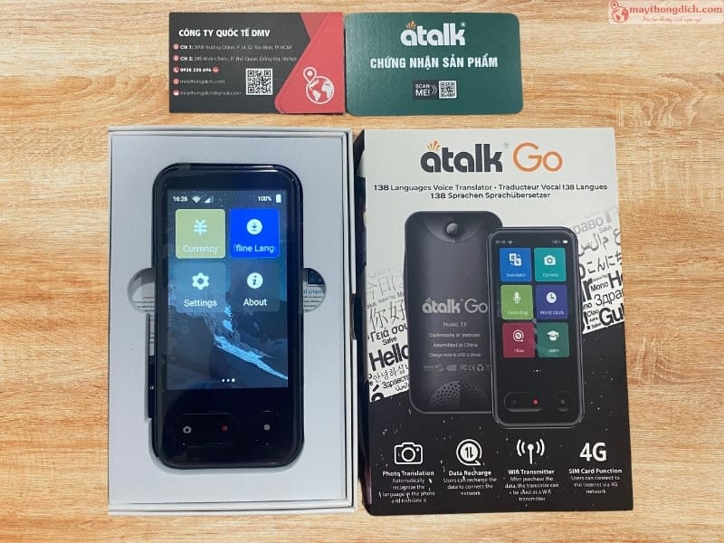 Máy dịch giá rẻ Atalk Go Máy dịch giá rẻ Atalk Go
