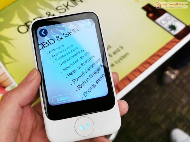 máy dịch ngôn ngữ Mông Cổ Pocketalk máy dịch ngôn ngữ Mông Cổ Pocketalk