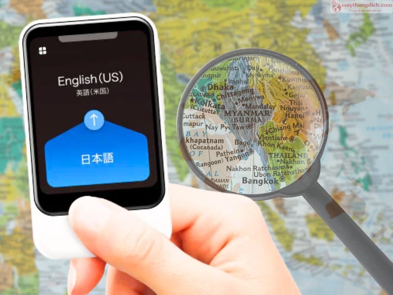 Máy thông dịch tiếng Miến Điện Pocketalk