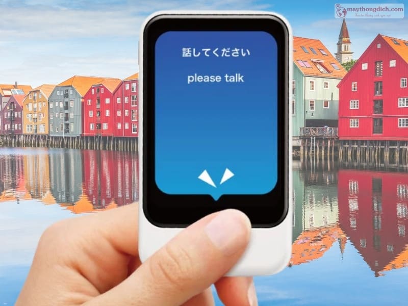 Máy thông dịch cầm tay Pocketalk Plus Máy thông dịch cầm tay Pocketalk Plus