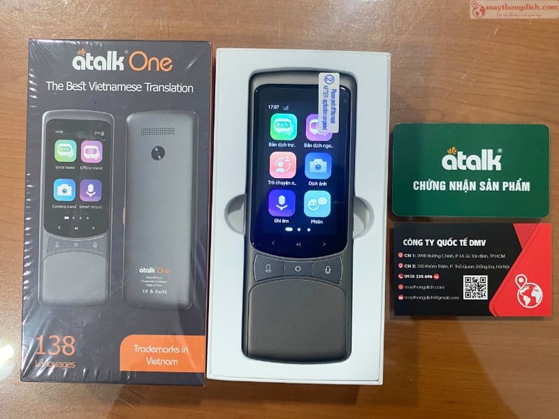 Máy thông dịch 135 ngôn ngữ Atalk One Máy thông dịch 135 ngôn ngữ Atalk One