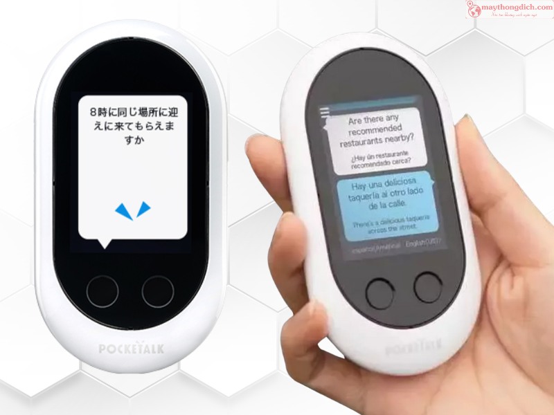 Máy dịch tiếng Séc cầm tay Pocketalk  Máy dịch tiếng Séc cầm tay Pocketalk